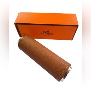 Hermes SOLDOUT Leather Lipstick Case With Box (No lipstick included)